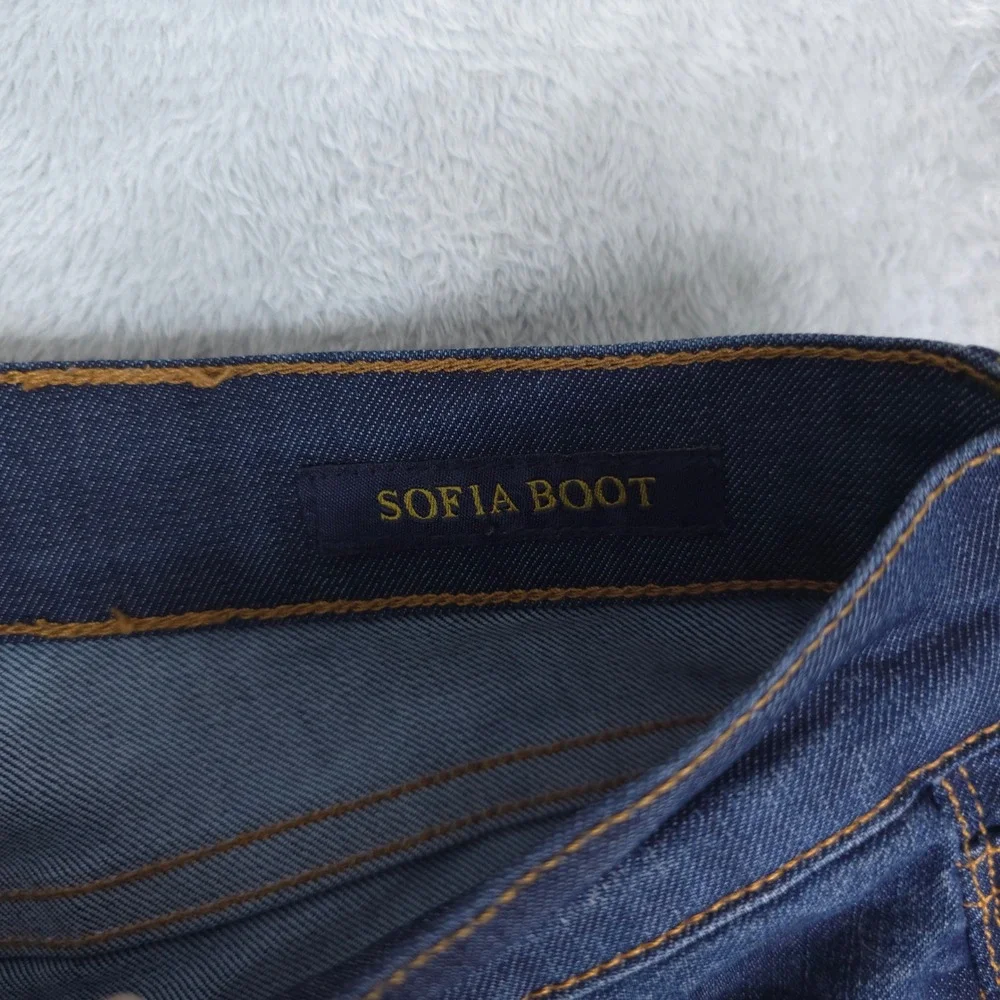 Lucky Brand Jeans Womens 12/31 Sofia Boot Cut Flare‎ Dark Wash Stretch Boho Y2K